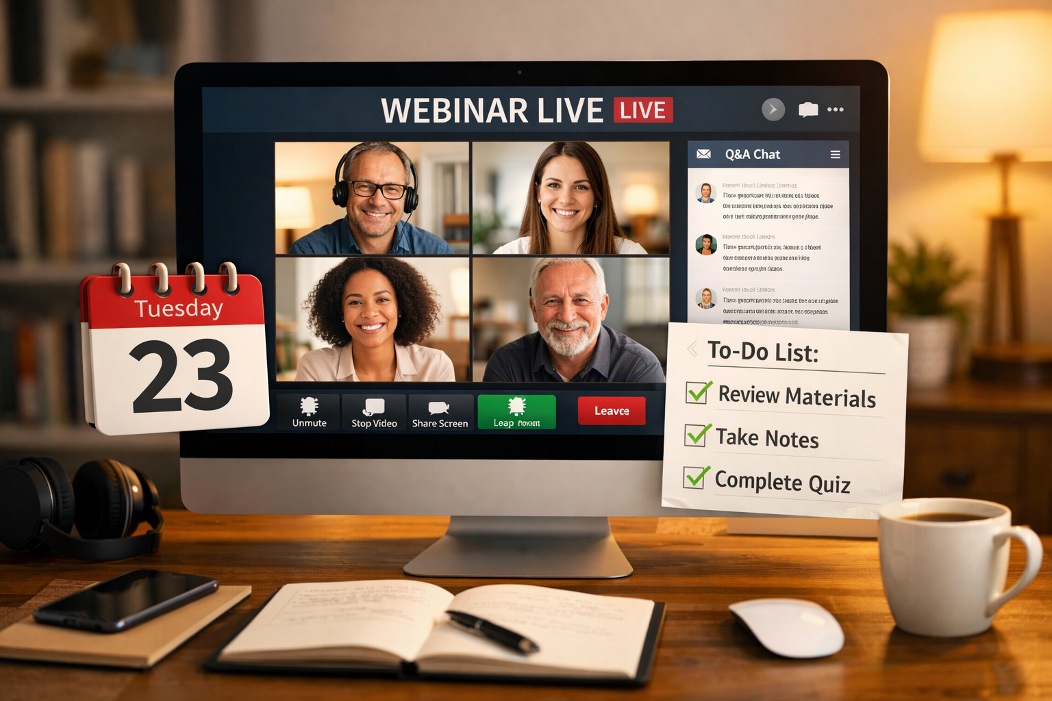 Webinar Ablauf Visualisierung